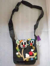 BORSA TASCAPANE PICCOLA  TRACOLLINA A SPALLA LANA COTTA GUFETTO ETNICO NEPAL