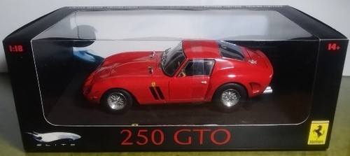 Ferrari 250 gto hotwheels - gto, 1/18