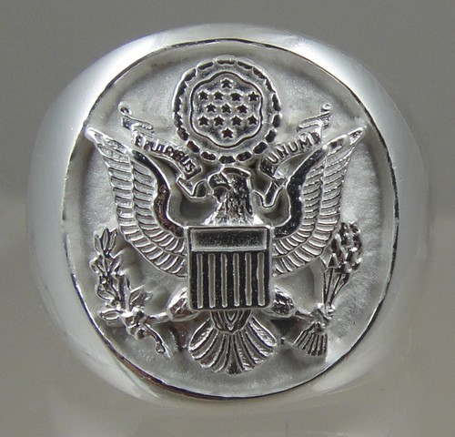 Anello uomo army argento - anello,