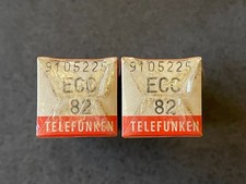 2x ECC82 12AU7 TELEFUNKEN -