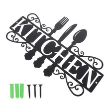  1 Set Retro Lettera Design Sign Iron Decorativo Pendente Pendente Pendente