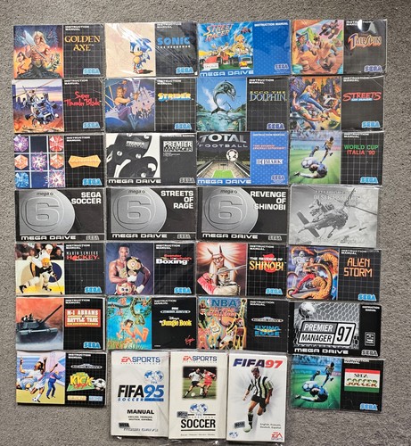 Sega mega drive manuali solo - sega,