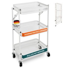 Carrello con ruote carrello di servizio carrello da cucina carrello di nicchia slot pieghevole scaffale da bagno carrello da bagno