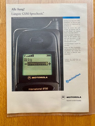 1996 annuncio pubblicitario