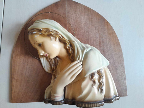 Icona madonna scultura - icona,
