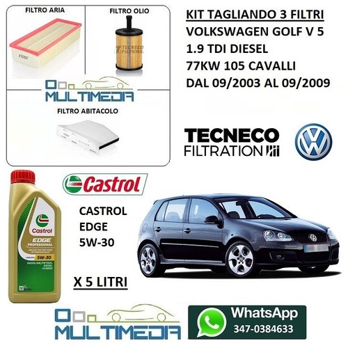 Kit tagliando filtri olio - kit, e
