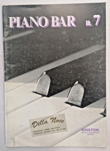 Piano bar spartiti - n.7, 13