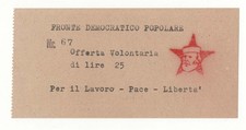 25  LIRE FRONTE DEMOCRATICO
