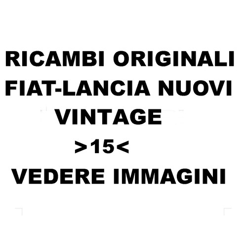Fiat lancia ricambi originali - fiat-lancia,