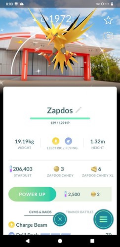 Shiny zapdos pokepark sfondo - pokepark,