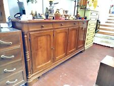 CREDENZA CILIEGIO A 4 PORTE STILE LUIGI FILIPPO EPOCA 800 FRANCIA