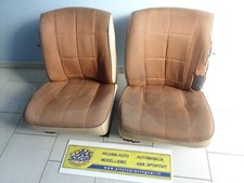 COPPIA SEDILI ANTERIORI AUTOBIANCHI A112 - ELGANT - ELITE - JUNIOR - DA RESTAURO