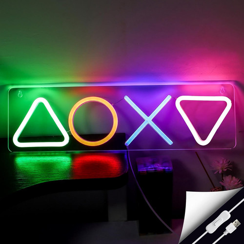 Insegna neon del giocatore - al,