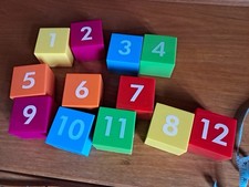 Blocchi numerici colorati da 1