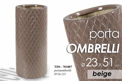 Porta ombrelli ceramica tondo - ombrelli,