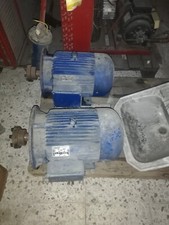 motore elettrico asincrono trifase a doppia velocità, marca SICEI Milano 7.5 hp.