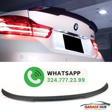 Spoiler Posteriore M4 LOOK per BMW Serie 4 F33 Cabrio ABS Nero Opaco grezzo