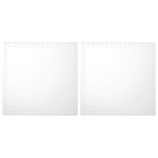 7 x 7 pollici 2 pezzi fondo