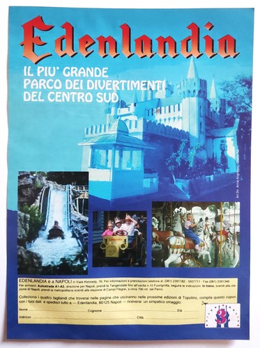 Pubblicita edenlandia parco - edenlandia,