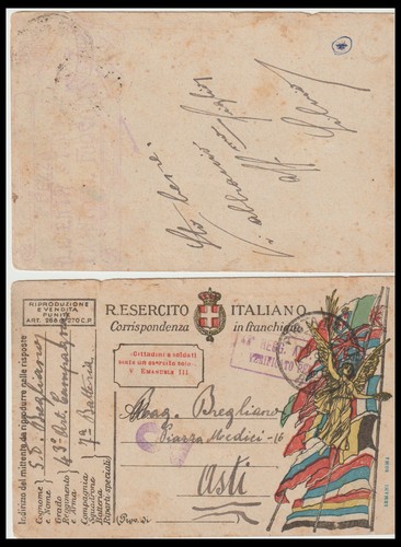 Italia ww1 cartolina - ww1,