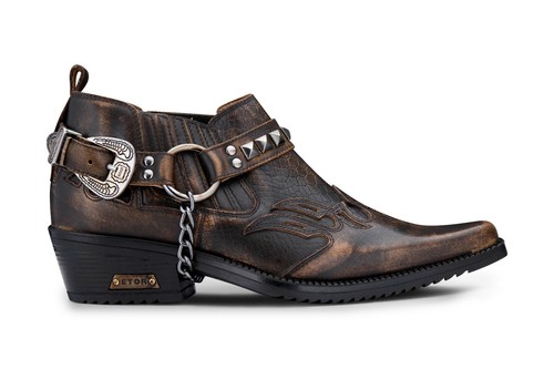 Uomo pelle cowboy scarpe - pelle,