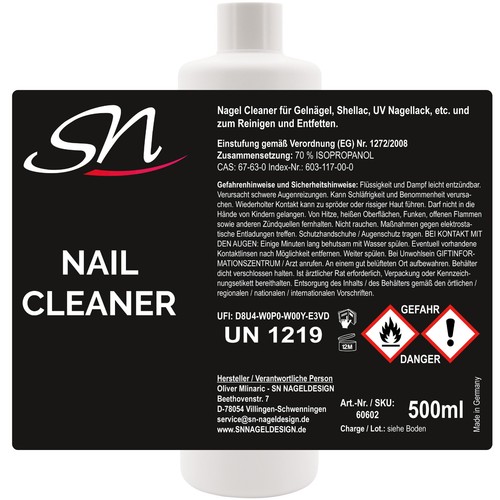 Nail cleaner 500ml - nail,