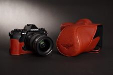 Custodia completa fotocamera Genunie in vera pelle per Olympus OM-D E-M5 EM5 II M2 