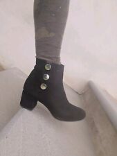 Stivaletti Made In Italy Neri donna L'AMOUR BY ALBANO 37 Camoscio Tacchi Medio M