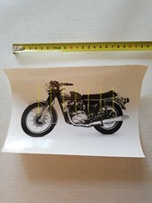 Triumph Daytona 500 T100D 1974 foto cartella stampa originale press photo  