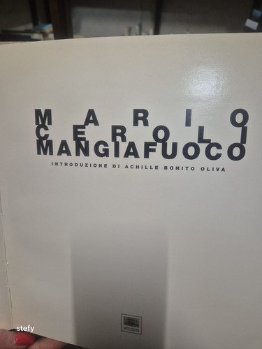 Mario ceroli mangiafuoco cleto - mario,