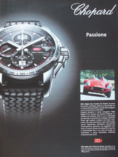 Pubblicità Advertising Italian 2008 OROLOGIO WATCH CHOPARD MILLE MIGLIA
