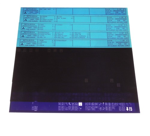 Microfiche catalogo ricambi - microfiche,