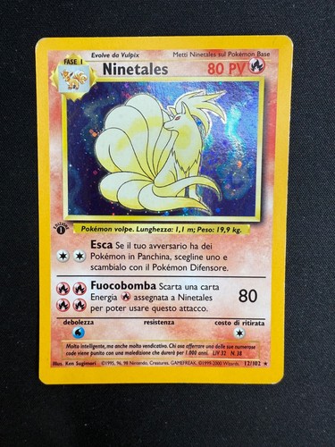 Pokemon ninetales 102 set - pokemon,
