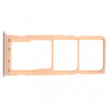 VASSOIO SIM PER SAMSUNG GALAXY M10 ADATTATORE SCHEDA MICRO SD DUAL ORO