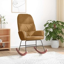 Sedia a Dondolo Gialla in