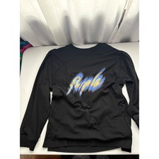 T-shirt uomo nera manica lunga
