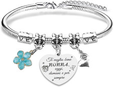 Regalo Nonna Natale Regalo Nonna Compleanno Bracciale Nonna Regalo per Nonna Bra