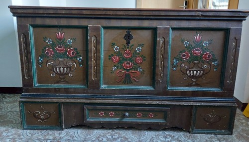 Cassa antica contadina - cassa,