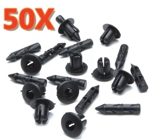 Pezzi rivetti plastica - 50, moto