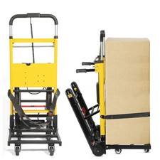 Scala elettrica pieghevole su scala carrello elevatore movimento pesante