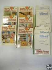 scuola di maglia ricamo uncinetto cucito 6 VOLUMI+72 SCHEDE aa vv B09PLJBHT2