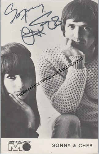 Autografo originale sonny and - autografo,