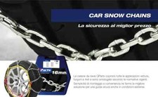 Catene da neve Qparts 16mm gruppo 255 Fuoristrada Suv Furgone COD. QNC16255  