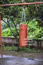 Borsa da boxe marrone vintage