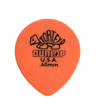 Dunlop Tortex Tear Drop Plettro Chitarra Spessore 0.60mm Arancione Usa a Goccia
