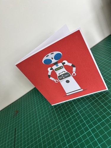 Bithday card rocky robot - rocky, 4