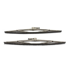 Coppia di Spazzole Tergicristalli per bracci tergi acciaio Fiat 500 F L R epoca