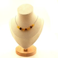 Collana 11 Perle Di Ambra Vera