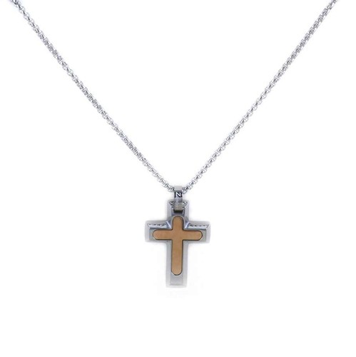 Collana uomo zancan acciaio - uomo, e