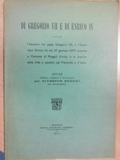 "Di Gregorio VII e di Enrico